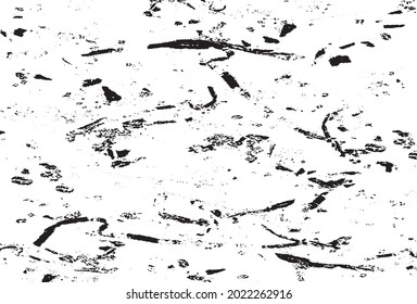 Ungestresste schwarz-weiße Texturvektor. brüchiger Hintergrund. Schwarz auf weißem Hintergrund. EPS10.