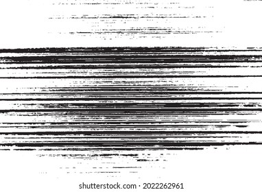 Disstressed black and white texture vector. Grunge overlay background. Black on white background. EPS10.