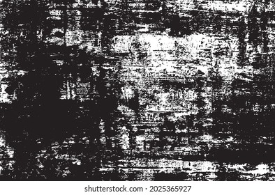Disstressed black and white texture vector. Grunge overlay background. Black on white background. EPS10.
