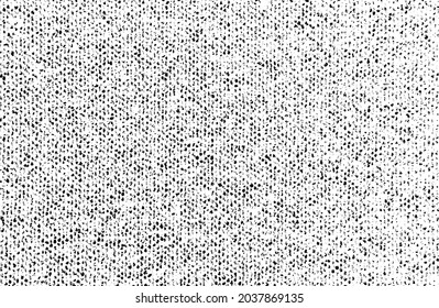 Disstressed black and white texture vector. Grunge overlay background. Black on white background. EPS10.