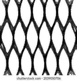 Disstressed black and white texture vector. Grunge overlay background. Black on white background. EPS10.