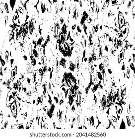 Disstressed black and white texture vector. Grunge overlay background. Black on white background. EPS10.