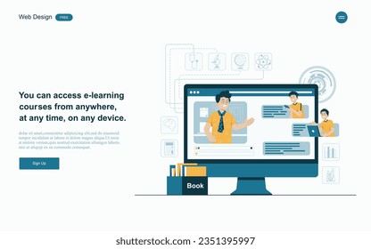 Distance education courses are online,delivered through other media, such as video conferencing, audio recordings, and print materials.
