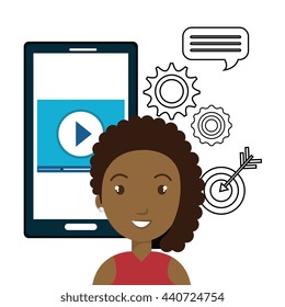 distance education design, vector illustration eps10 graphic 