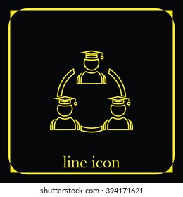 Distance education icon.