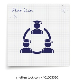 Distance education icon.