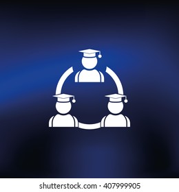Distance education icon.