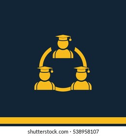 Distance education icon.