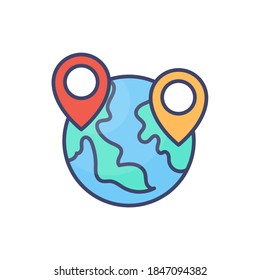 Distance Education icon in vector. Logotype