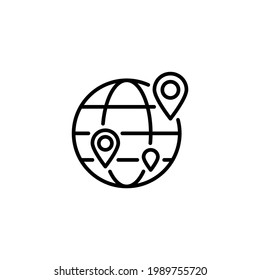 Icono de Educación a distancia en vector. Logotipo