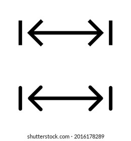 Distance icon for apps and web sites
