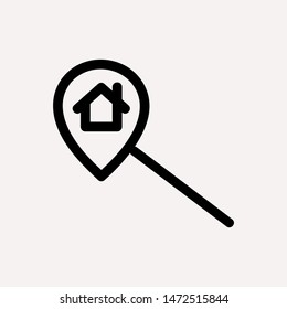 distance icon illustration isolated vector sign symbol