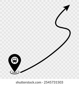 Distance icon. Pin icon. Location icon.