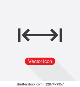 Distance Icon Vector Illustration Eps10