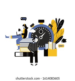 Distance learning, online courses, education, online books and textbooks, collective learning, exam preparation, solve the task of speed
