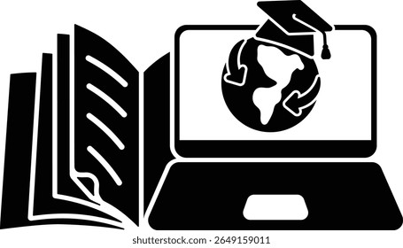 ensino à distância livro educacional laptop estudante estudo 11163