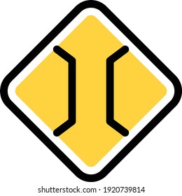 Entfernungsvektorfarbenzeilensymbol