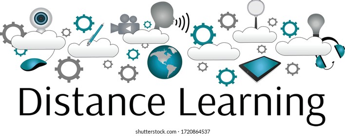 distance-learning distance-education banner for digital-learning