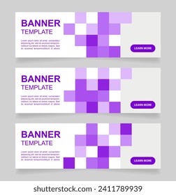 Distant learning web banner design template. Vector flyer with text space. Advertising placard with customized copyspace. Promotional printable poster for advertising. Graphic layout