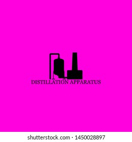 distillation apparatus icon sign signifier vector