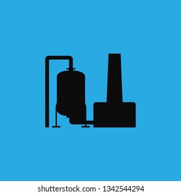distillation apparatus icon vector