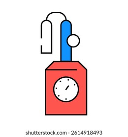 distiller equipment line icon vector. distiller equipment sign. isolated symbol illustration