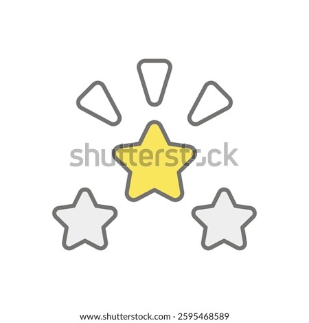 Distinction icon vector stock illustration