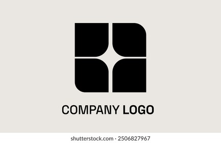 distinctive abstract box logo design for cutting-edge tech companies and contemporary brand identities