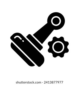 Distinctive impression or quality, rubber stamp vector design in trendy style