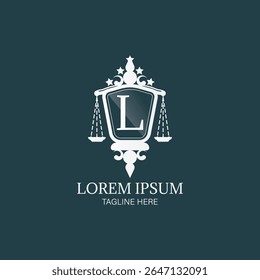 Un logo distinctif qui mélange la forme d'une échelle avec la lettre L dans un design innovant qui incarne l'équilibre et la créativité. Le design présente des lignes épurées et un alignement précis, symbolisant ju