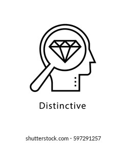 Distinctive Vector Line Icon 