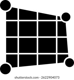 Design de ícone de vetor Distorcer Linha