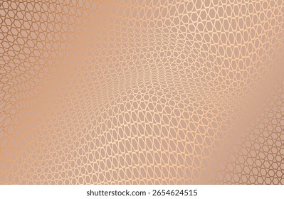 Plano de fundo de Linhas 3D distorcido. Plano de Fundo de Linhas Abstratas. Ilusão óptica vetorial