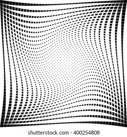 Distorted abstract grid, mesh background. Intersecting lines, abstract cellular grid pattern. Reticulated, cellular texture.