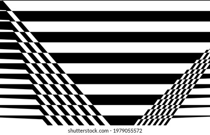 distorted background in the style of op art unusual black patterns wallpaper for design