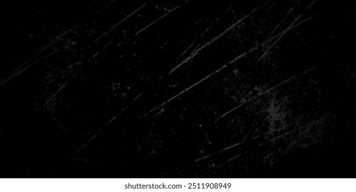 Distorted black grunge isolated background. Overlay distress texture effect. Dirty Grunge Textures Vector