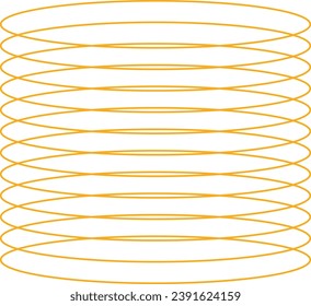 Círculo distorsionado al estilo del brutalismo