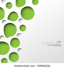 Distorted Circles Layout/Design Cover Background