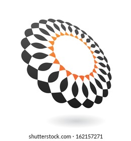 Icono de resumen de color distorsionado