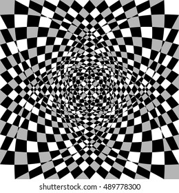 Distorted, deformed asymmetric texture. Tessellating rough, edgy shapes forming a rough texture.