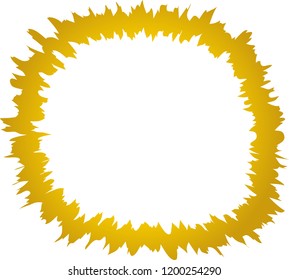 Distorted explosion illustration