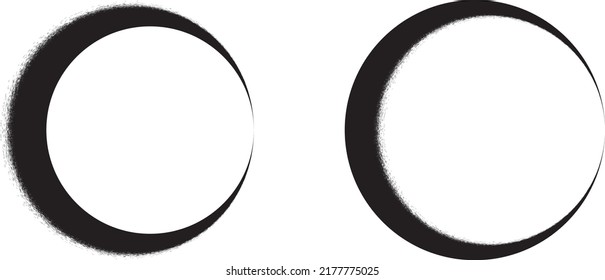 Forma geométrica distorsionada . Diseño de arte mínimo. Logo destruido por ruido. Formas de grano a la moda. Gráfica impresión textura de ruido. Efecto de pulverización. Textura gruesa. Elemento con problemas .vector 