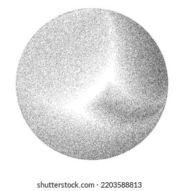 Distorted geometric shape . Minimal art design . Noise destroyed  logo . Trendy grainy shapes . Graph print texture .Spray effect .Grunge texture . Distressed element .vector 