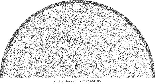 Distorted geometric shape . Minimal art design . Noise destroyed logo . Trendy grainy shapes . Graph print texture .Spray effect .Grunge texture . Distressed element .vector
