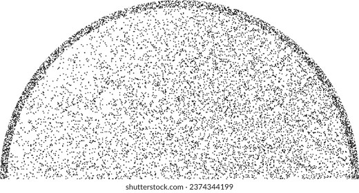 Distorted geometric shape . Minimal art design . Noise destroyed logo . Trendy grainy shapes . Graph print texture .Spray effect .Grunge texture . Distressed element .vector
