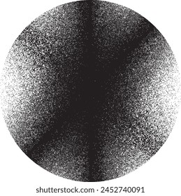 Distorted geometric shape . Minimal art design . Noise destroyed logo . Trendy grainy shapes . Graph print noise texture .Spray effect .Grunge texture . Distressed element .vector 