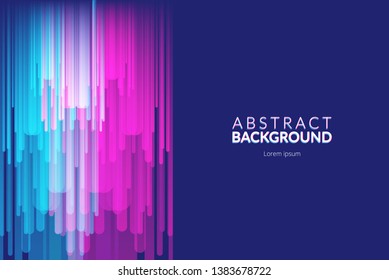 Distorted Glitch Style Modern Background. for Graphic Design - Banner, Poster, Flyer, Brochure, Card
