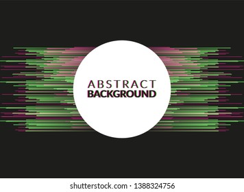 Distorted Glitch Style Modern Background. for Graphic Design - Banner, Poster, Flyer, Brochure, Card. Vector Illustration