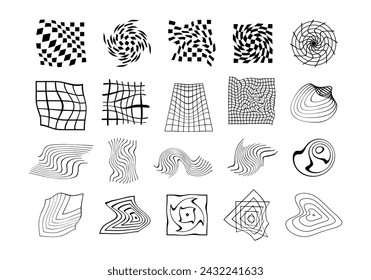 Distorted Grid Geometric Element Set