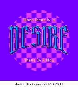 diseño de impresión de slogan tipográfico de fondo distorsionado